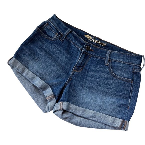 Old Navy Boyfriend Cuffed Shorts SZ 2 - Picture 2 of 4